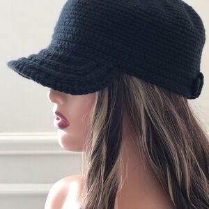 Chunky Crochet baseball cap , crochet baseball hat , A96